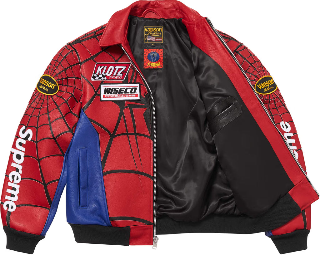 Supreme Vanson Spider Man Jacket