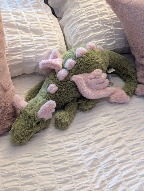 Cute Plush Dragon with Soft Velvet Skin