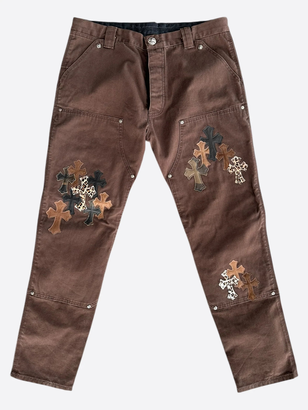 Brown Cross Patch Carpenter Jeans