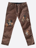 Brown Cross Patch Carpenter Jeans