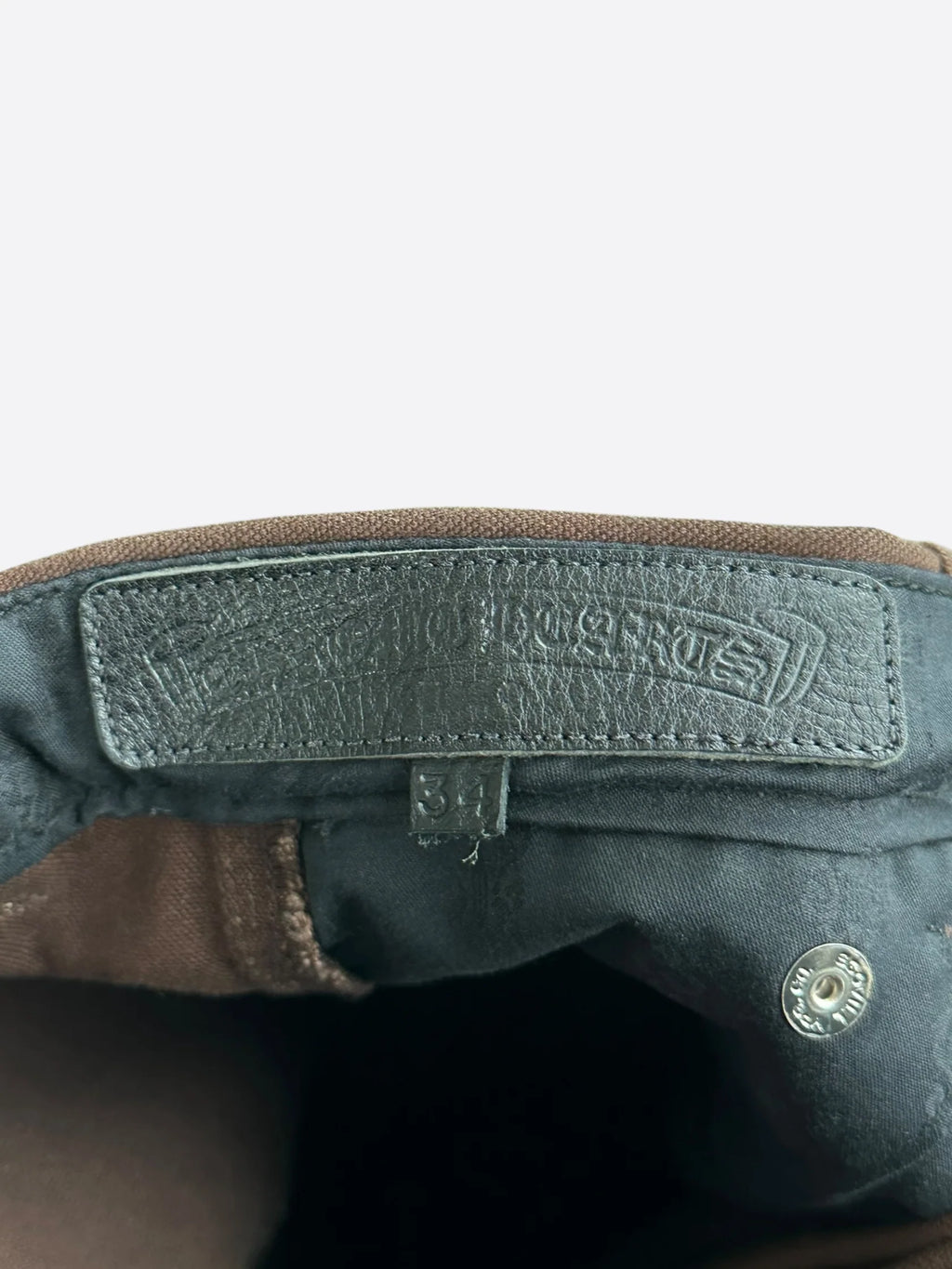 Brown Cross Patch Carpenter Jeans