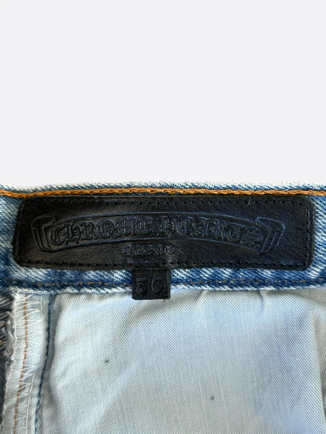 CH Blue & Zebra Cross Patch Jeans