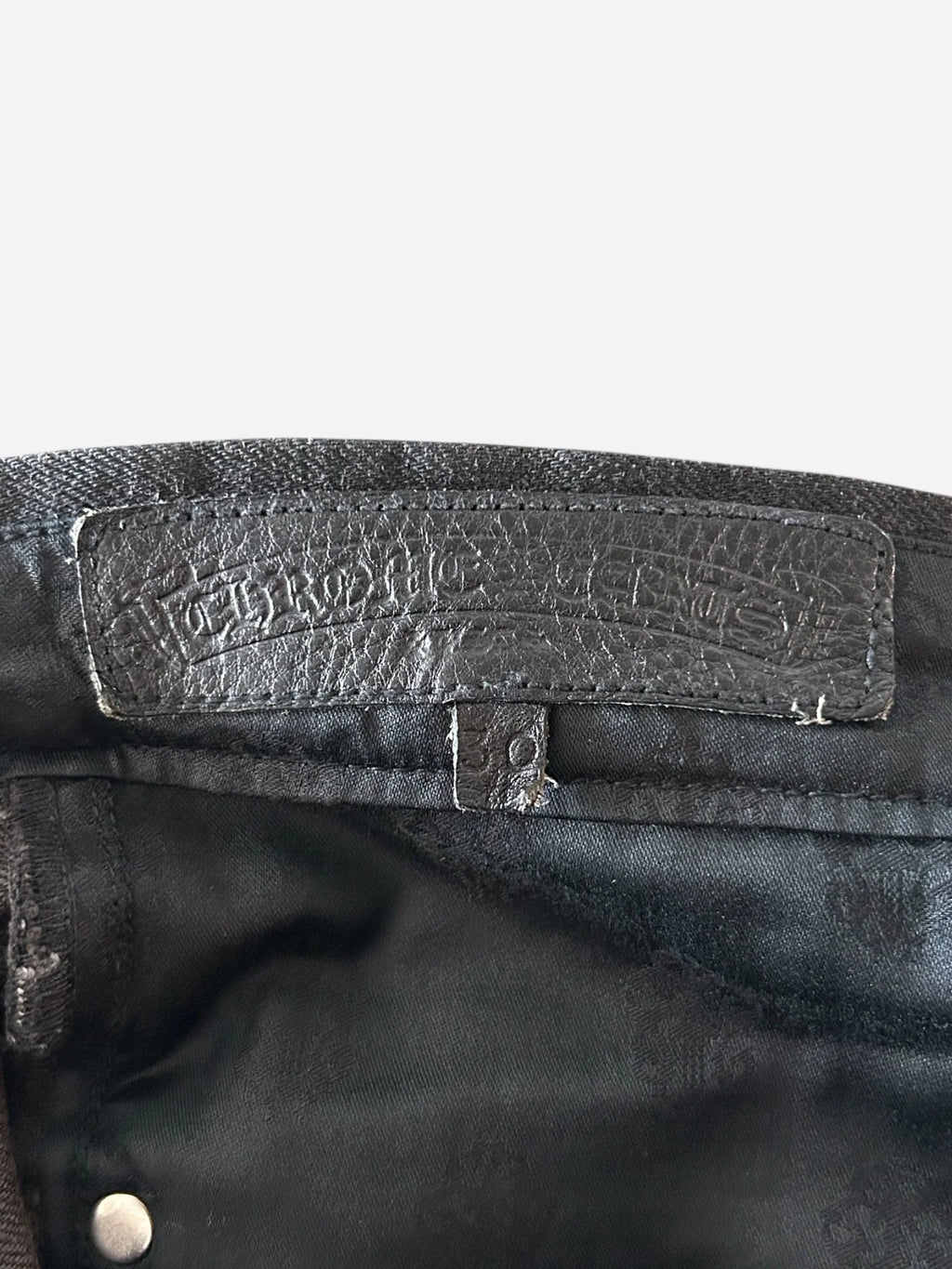 CH Black Zebra and Purple Cross Jeans