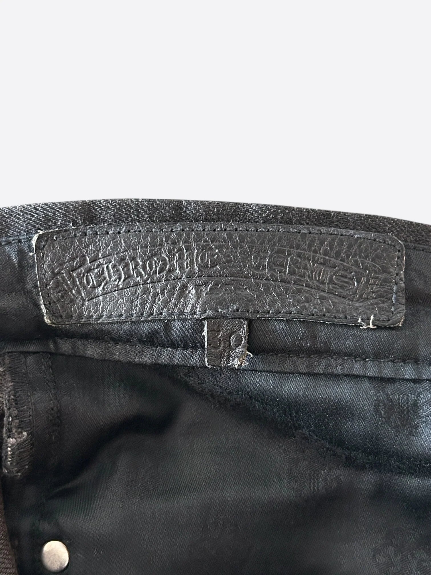 CH Black Zebra and Purple Cross Jeans