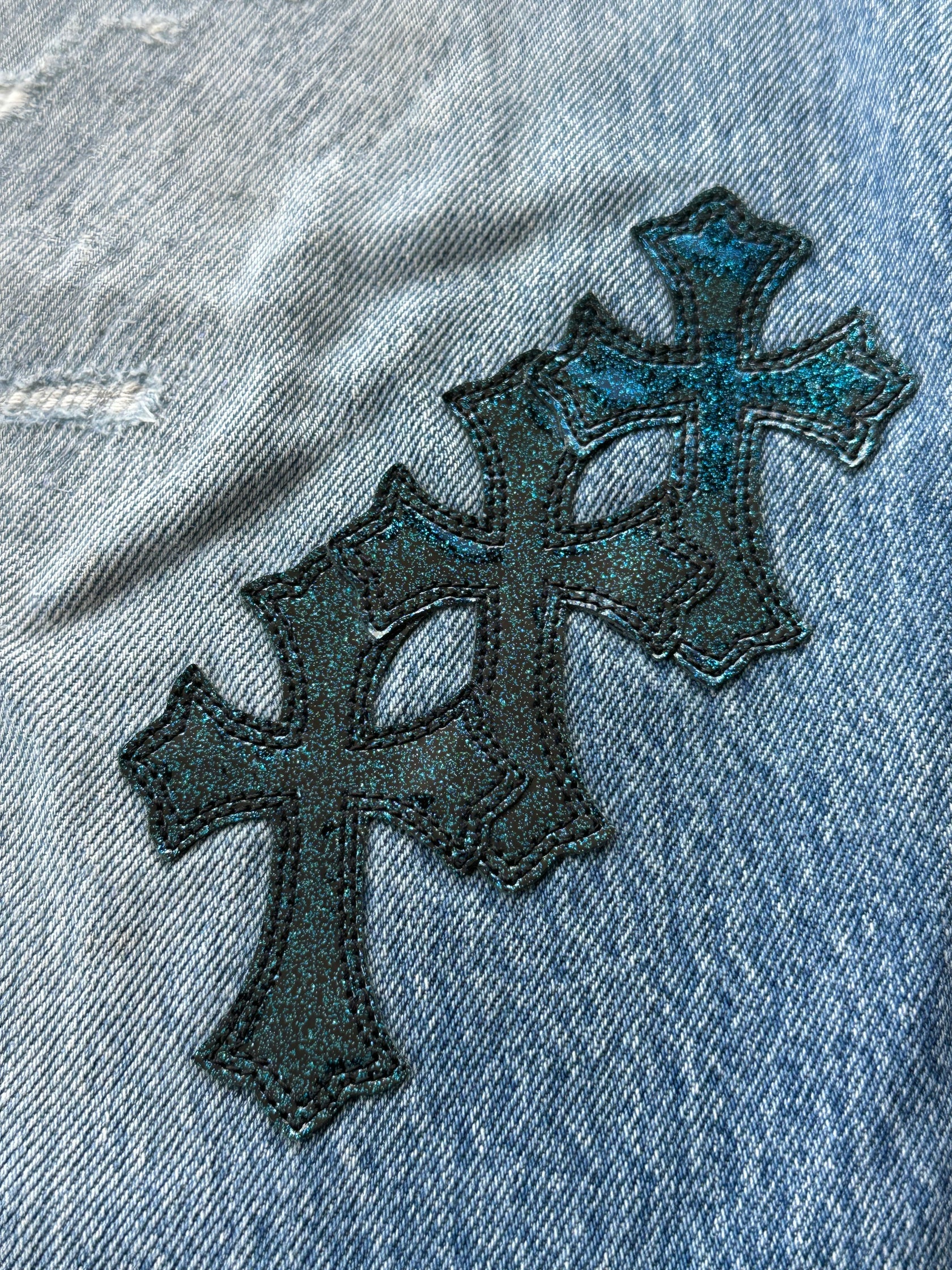 CH Blue Galaxy Patch Jeans