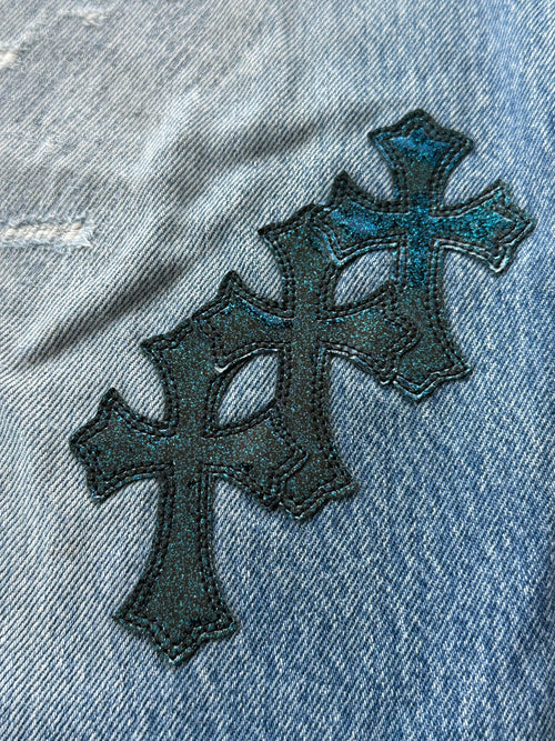 CH Blue Galaxy Patch Jeans