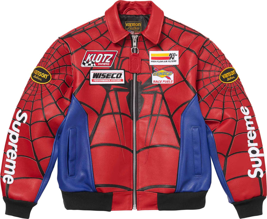 Supreme Vanson Spider Man Jacket