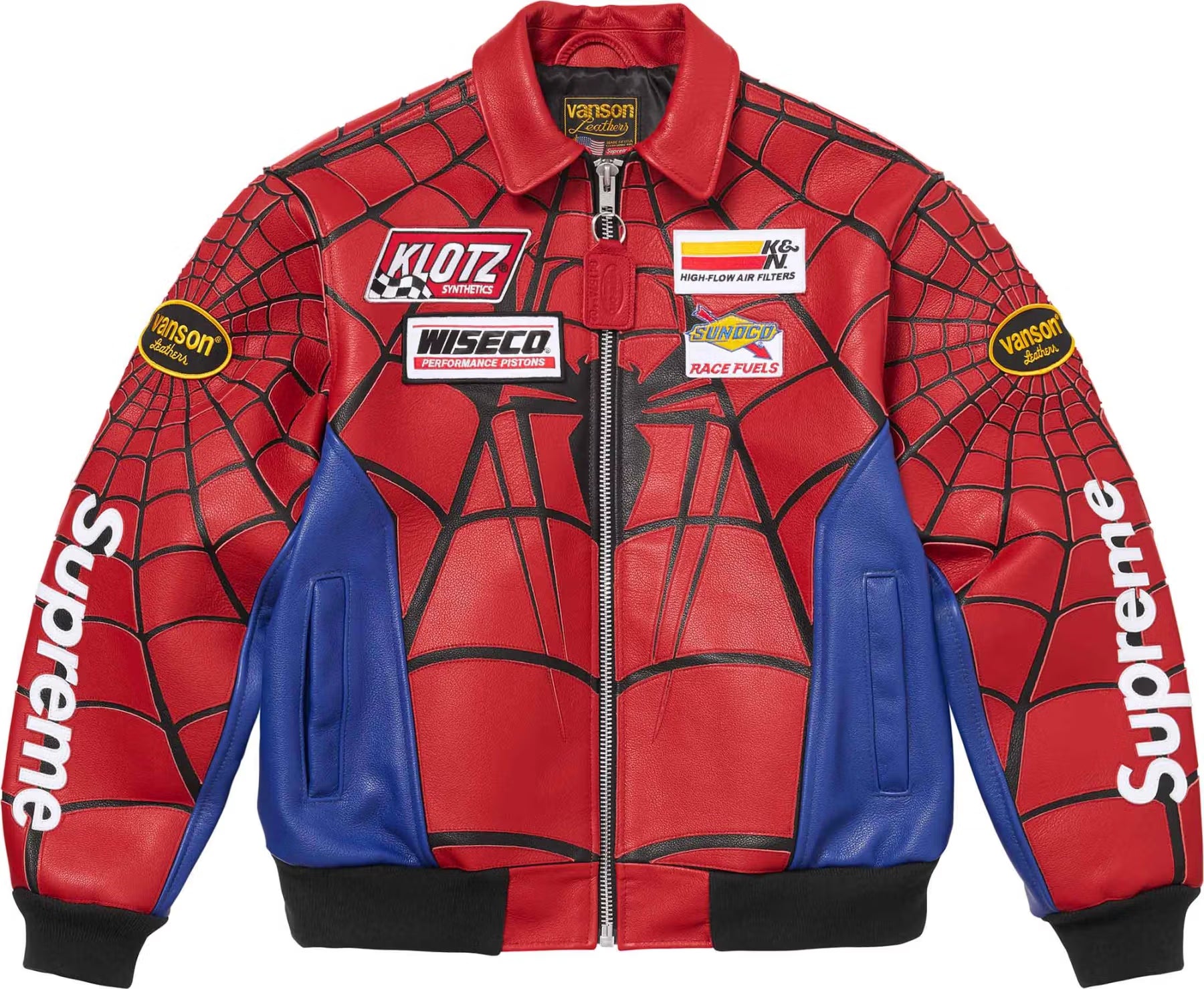 Supreme Vanson Spider Man Jacket