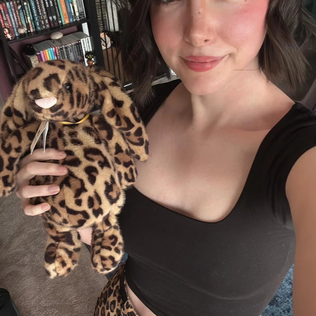 [Exclusive] Signature Luxury Leopard Bunny Plushie