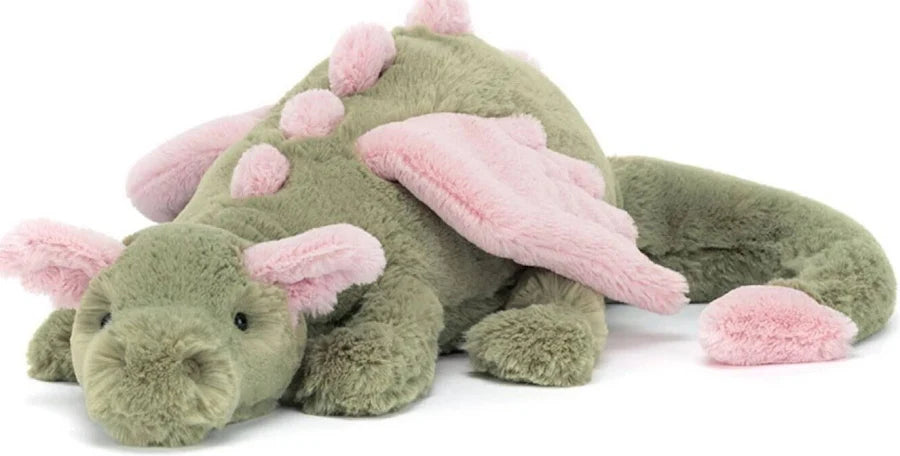 Cute Plush Dragon with Soft Velvet Skin